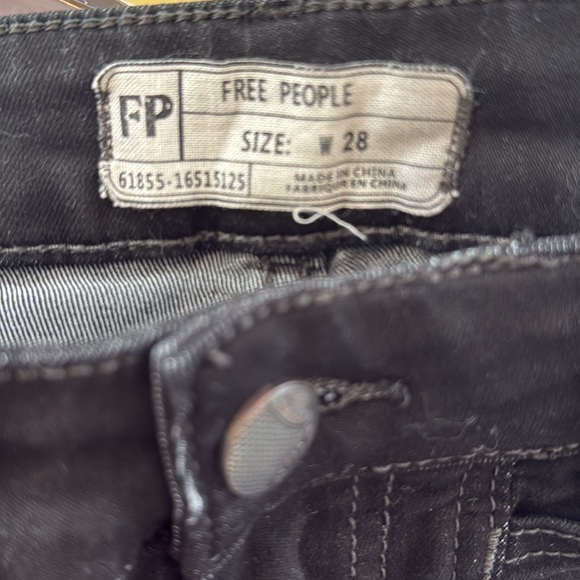 Free People Black Jeans 28 Waist - Picture 5 of 5